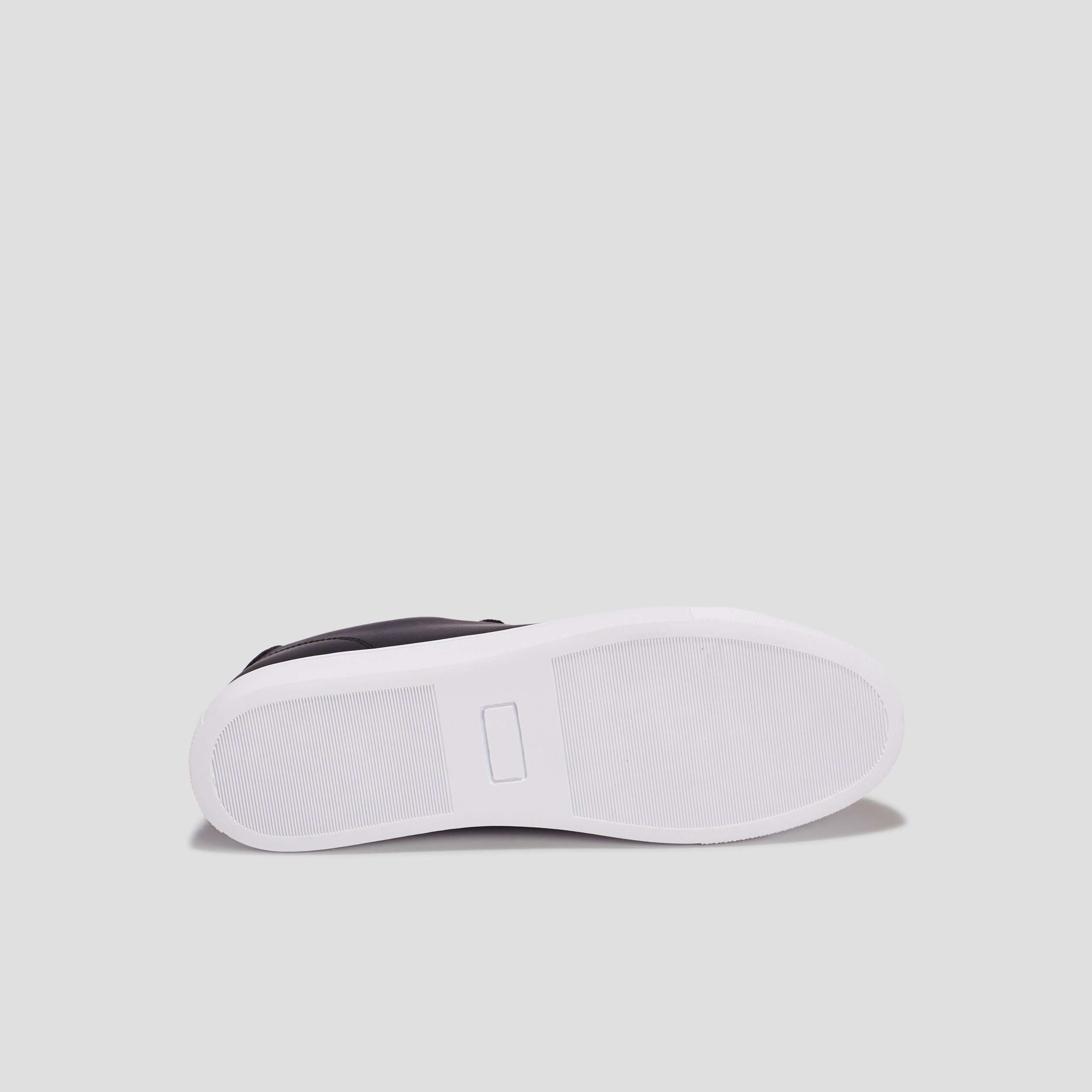 Baskets plates noir homme | La Halle