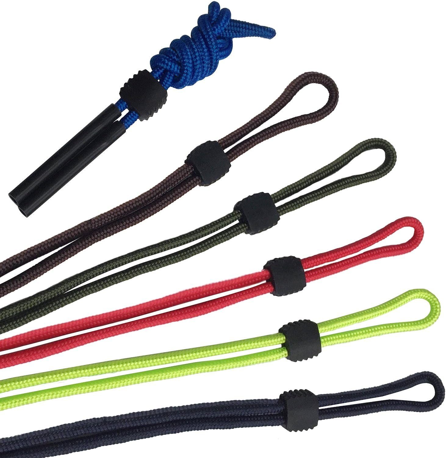 ZmdecQna Brillenband 6 Pack Nylon Elastic Cord Gläser Retainer Strap Band für Brillen