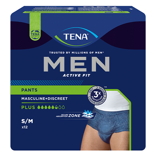 TENA MEN Act.Fit Inkontinenz Pants Plus S/M blau  12 St