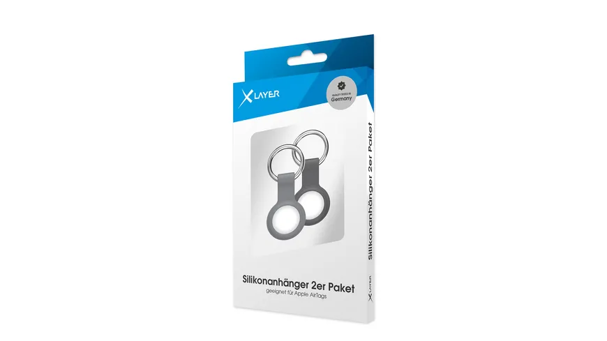 XLayer AirTag Silikonanhänger 2er Paket