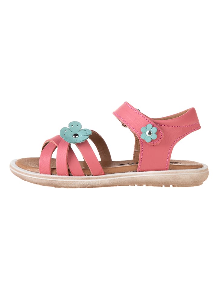 kmins Leder-Sandalen in Rosa günstig kaufen