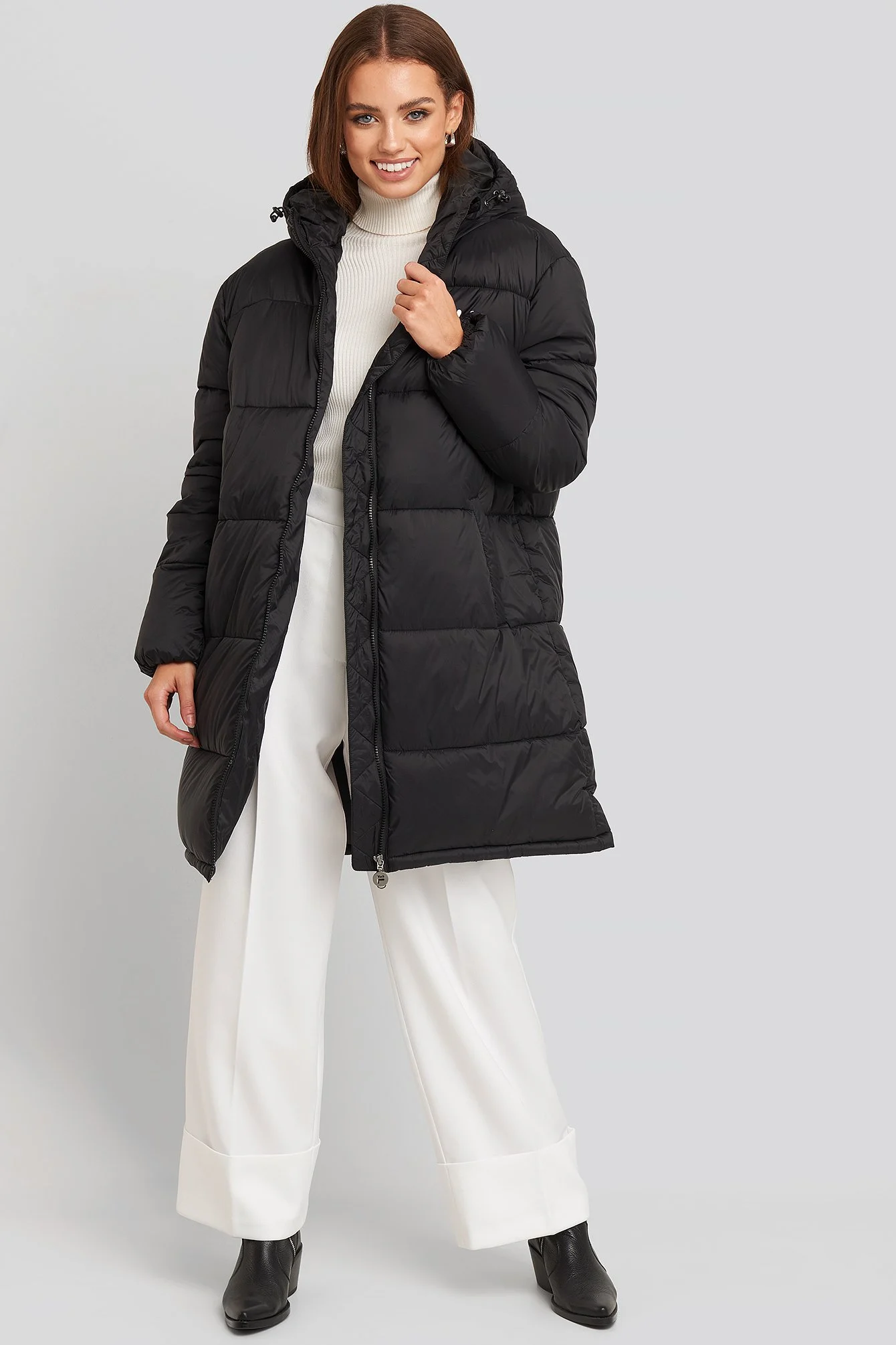 Gepolsterte Kapuzenjacke