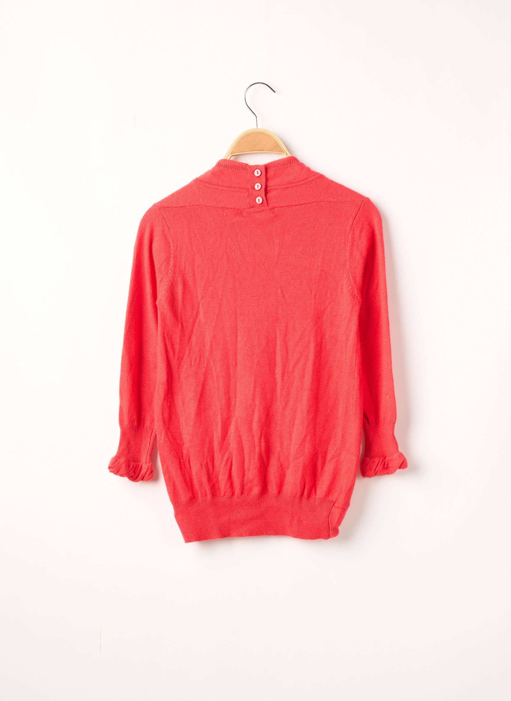 Ton Tin Cardigans Fille couleur rouge