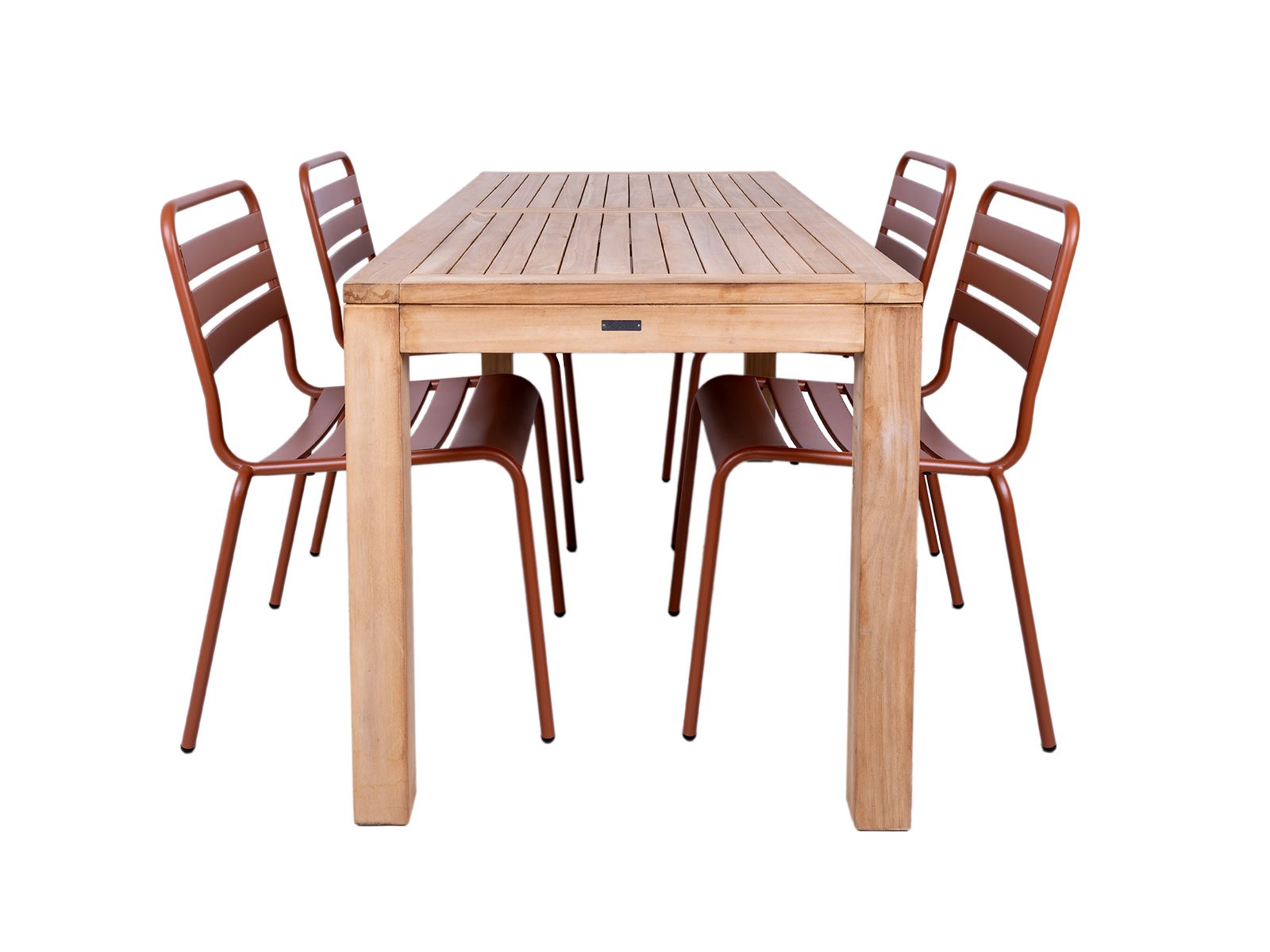MaximaVida Java 150 cm rostbraun Garten Set