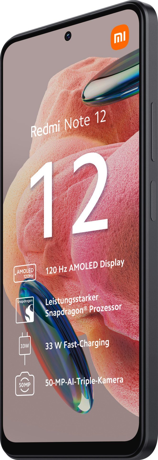 Xiaomi Redmi Note 12 4GB+128GB Smartphone (16,94 cm/6,67 Zoll, 128 GB Speicherplatz, 50 MP Kamera)