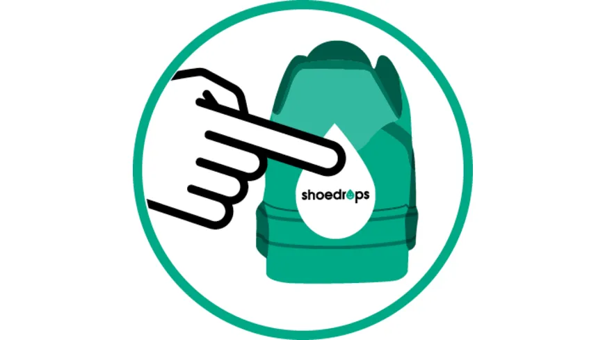 Shoedrops Fersenkappenschutz weiß
