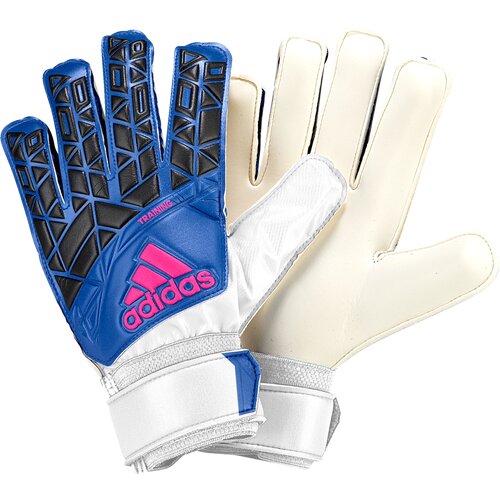 HERREN TORWARTHANDSCHUHE ACE TRAINING WHITE/BLUE