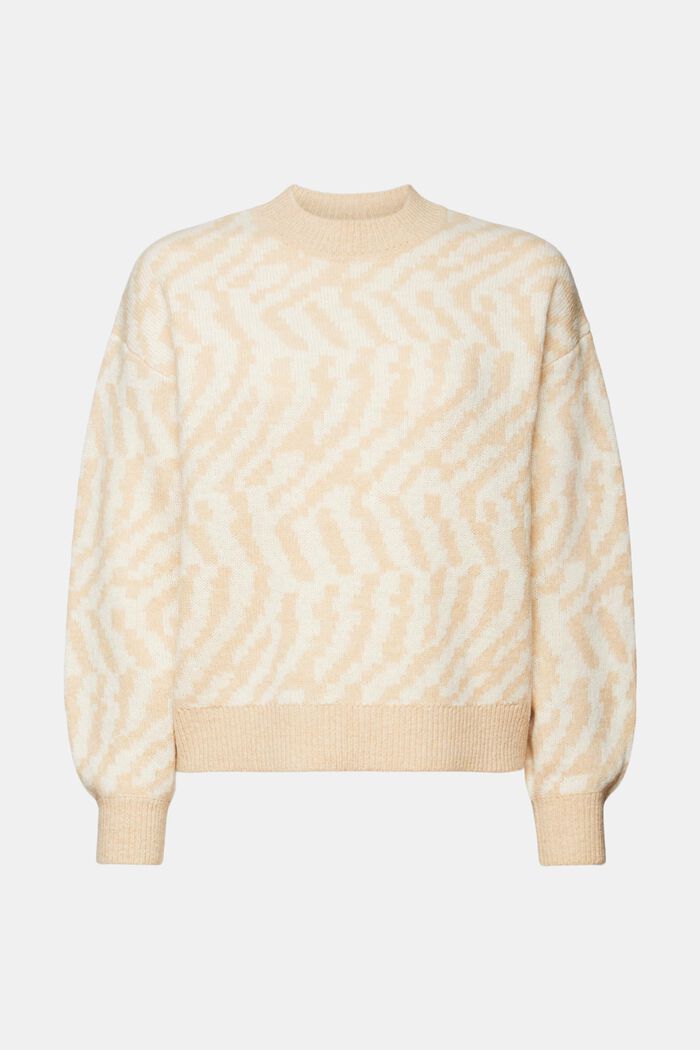 Pullover mit abstraktem Jacquard-Design
