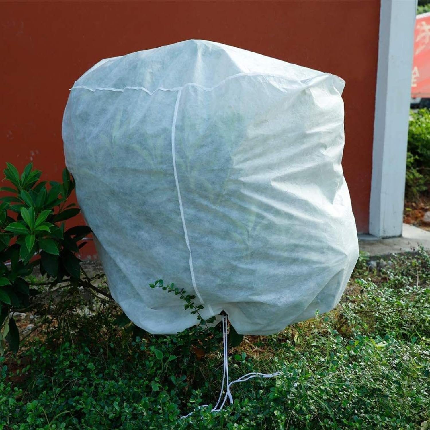 AROMUJOY Tarp-Zelt Frostschutzhülle für Pflanzen Frostschutzbeutel aus Vliesstoff, (2 tlg)
