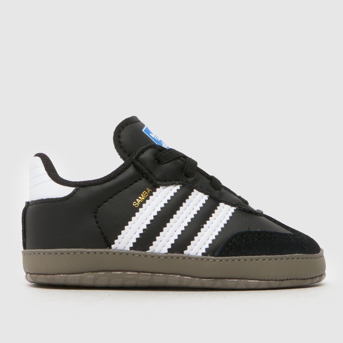 adidas fekete-fehér samba babacipő