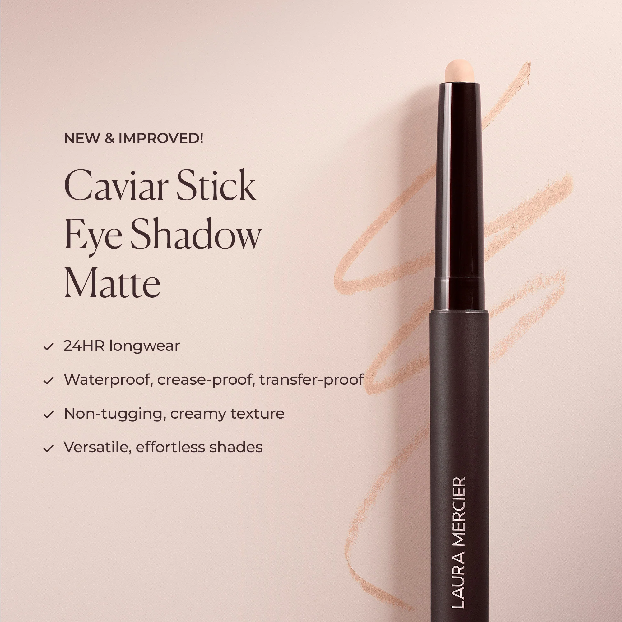 Sombra em bastão Caviar Stick Eye Color Matte - Sombra cremosa