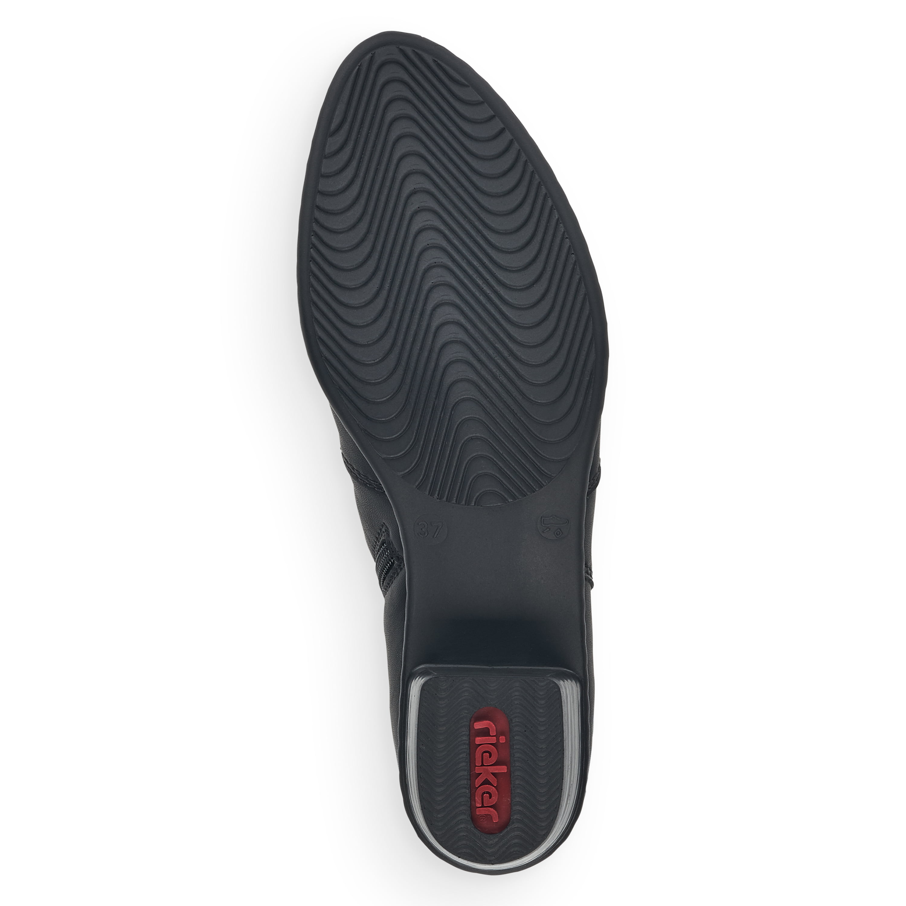 Rieker Damen Stiefeletten tiefschwarz