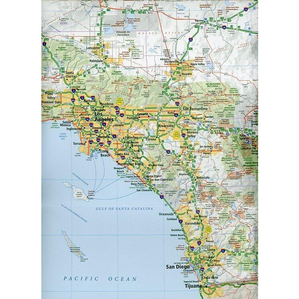 Hallwag USA Road Guide 05. California 1 : 1 000 000 - Straßenkarte