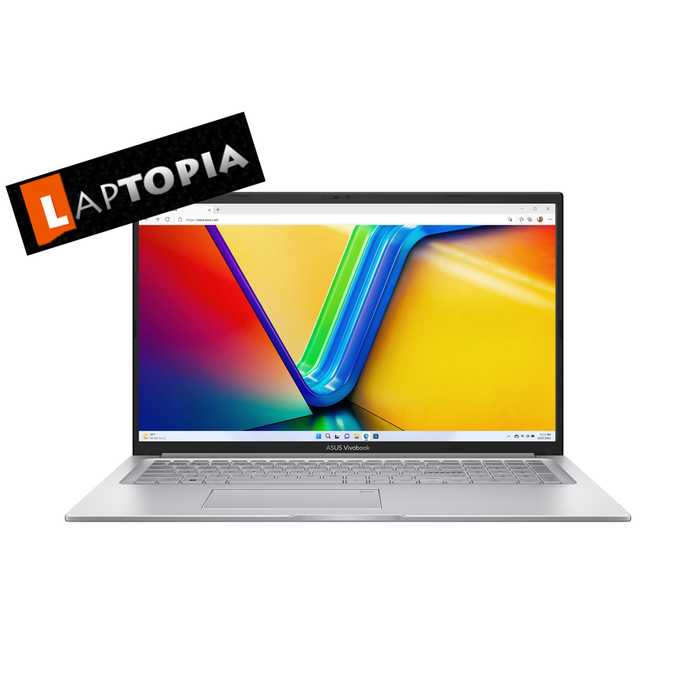 Asus VivoBook X170, 32GB RAM, Notebook (44,00 cm/17.3 Zoll, Intel Core i7 1255U, Iris Xe, 500 GB SSD, Tastaturbeleuchtung, Windows 11 Pro, MS Office 2021 Pro Dauerlizenz)
