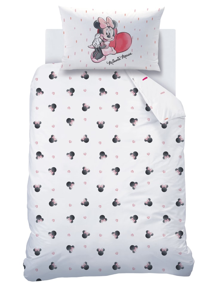 Disney Minnie Mouse Baby Bettwäsche-Set Biber/Flanell 