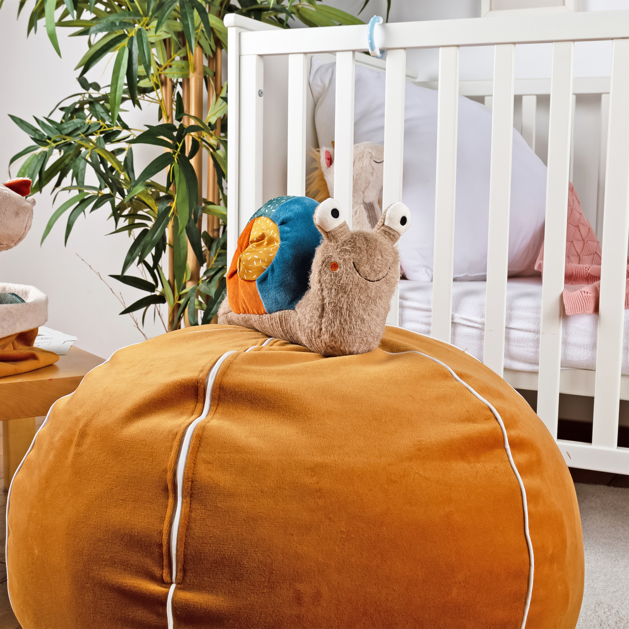 Kuscheltier Schnecke, Patchwork Sweety