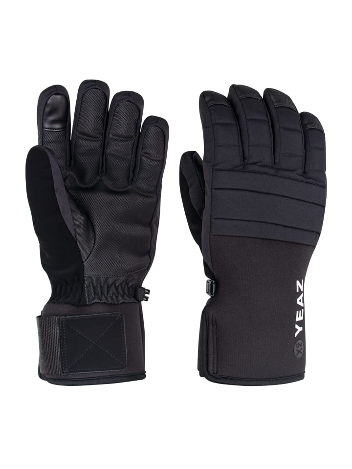 YEAZ RIDIN Skihandschuhe in schwarz günstig kaufen