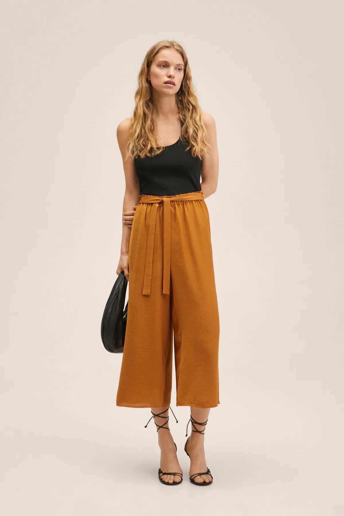 MANGO  Gelbe Damenhose 27018631