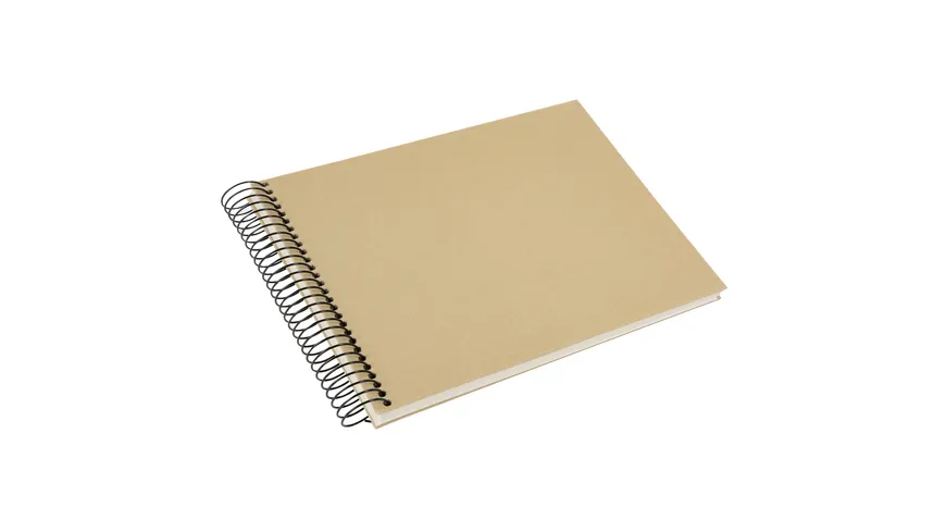 goldbuch Spiralalbum Bella Vista Beige 24x17 cm mit 40 weiße Seiten