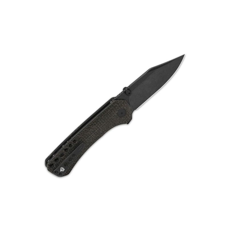 QSP Kestrel Micarta Black STW QS145-A2 Dark Brown