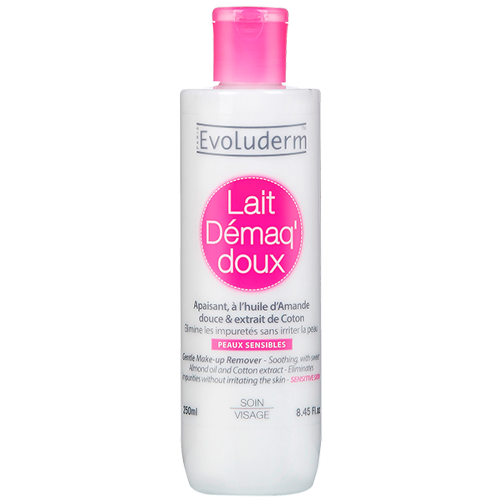 evoluderm Lait Démaquillant Lait Démaq' Doux Apaisant - 250 ml