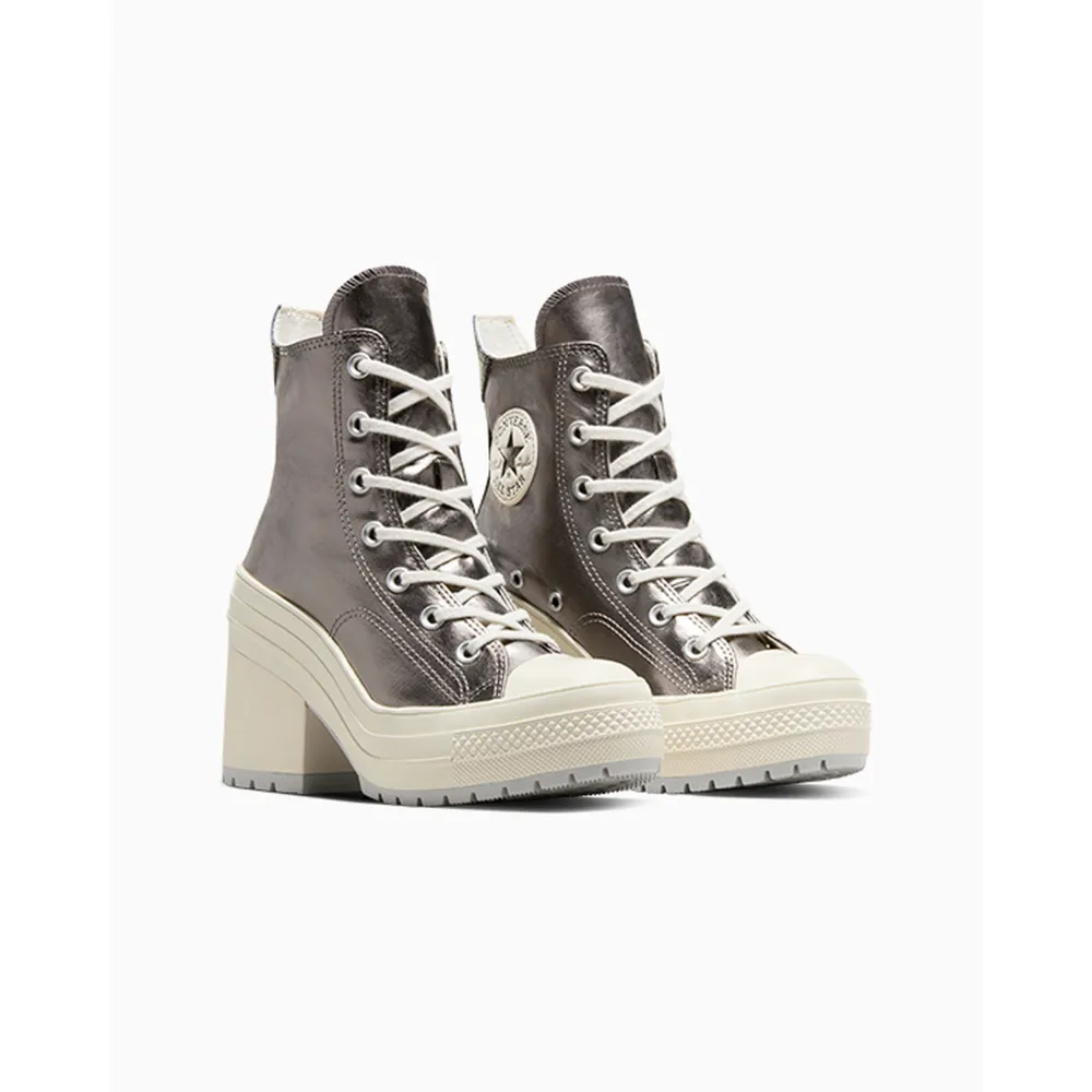 Converse Chuck 70 De Luxe Heel Metallic A09896C / grau