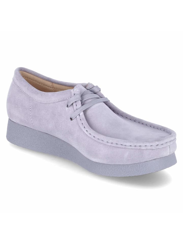 Clarks Halbschuhe WALLABEEEVOSH in Violett günstig kaufen