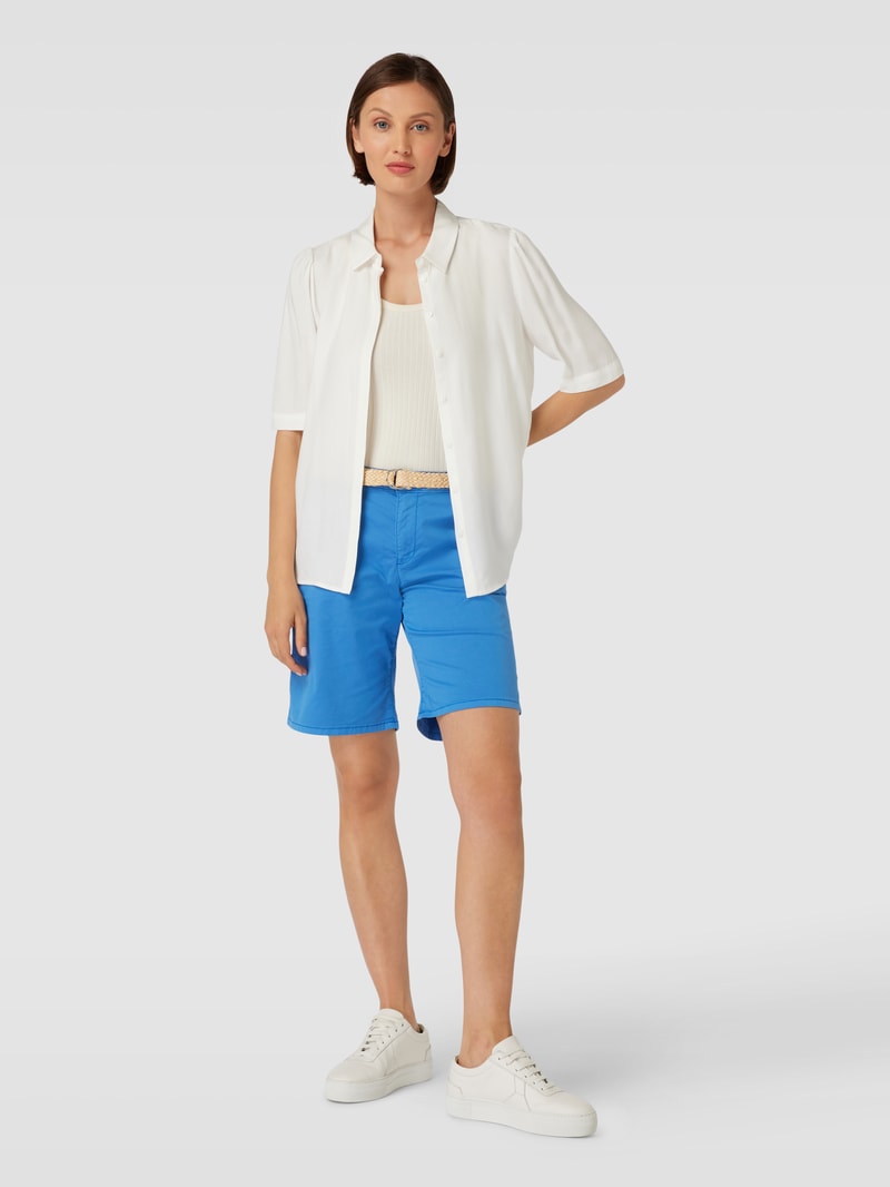 Bermudas mit Gürtel in royalblau