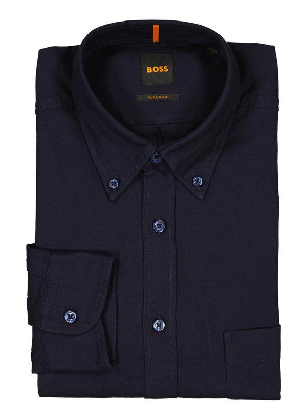 BOSS Orange, Hemd  Rickert, Regular Fit, Baumwolle, dunkelblau