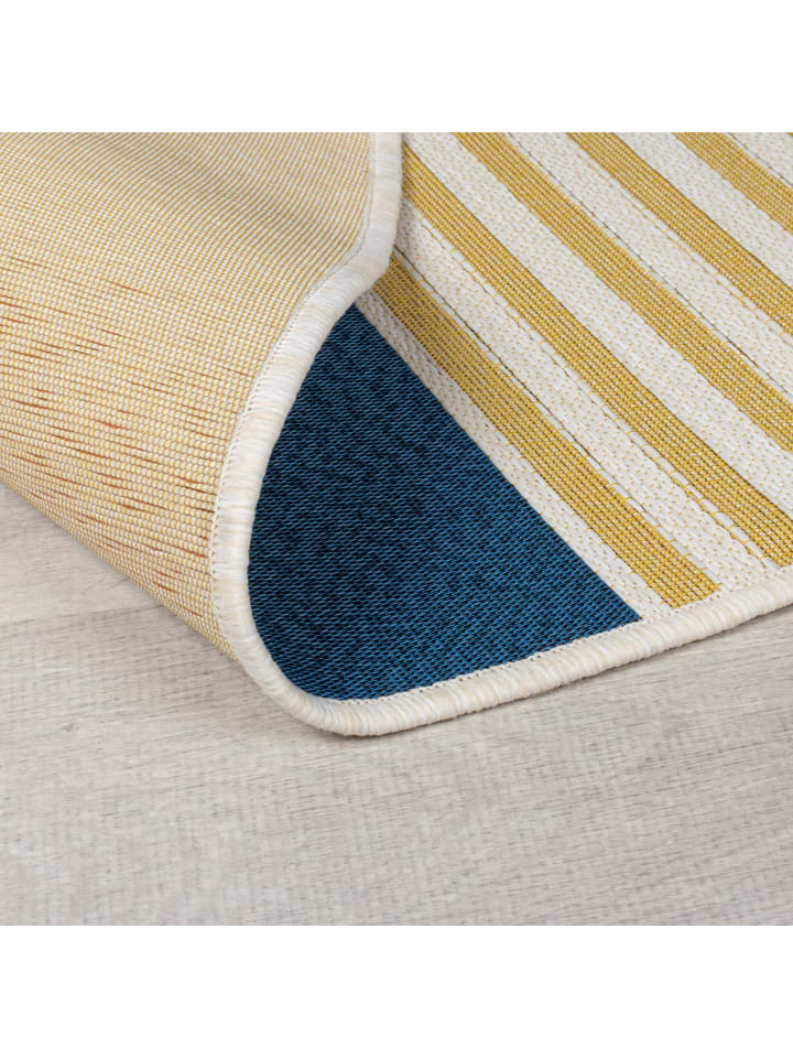 KADIMA DESIGN Bunter kreisrunder Outdoor-Teppich, lebendiges Design günstig kaufen onesize