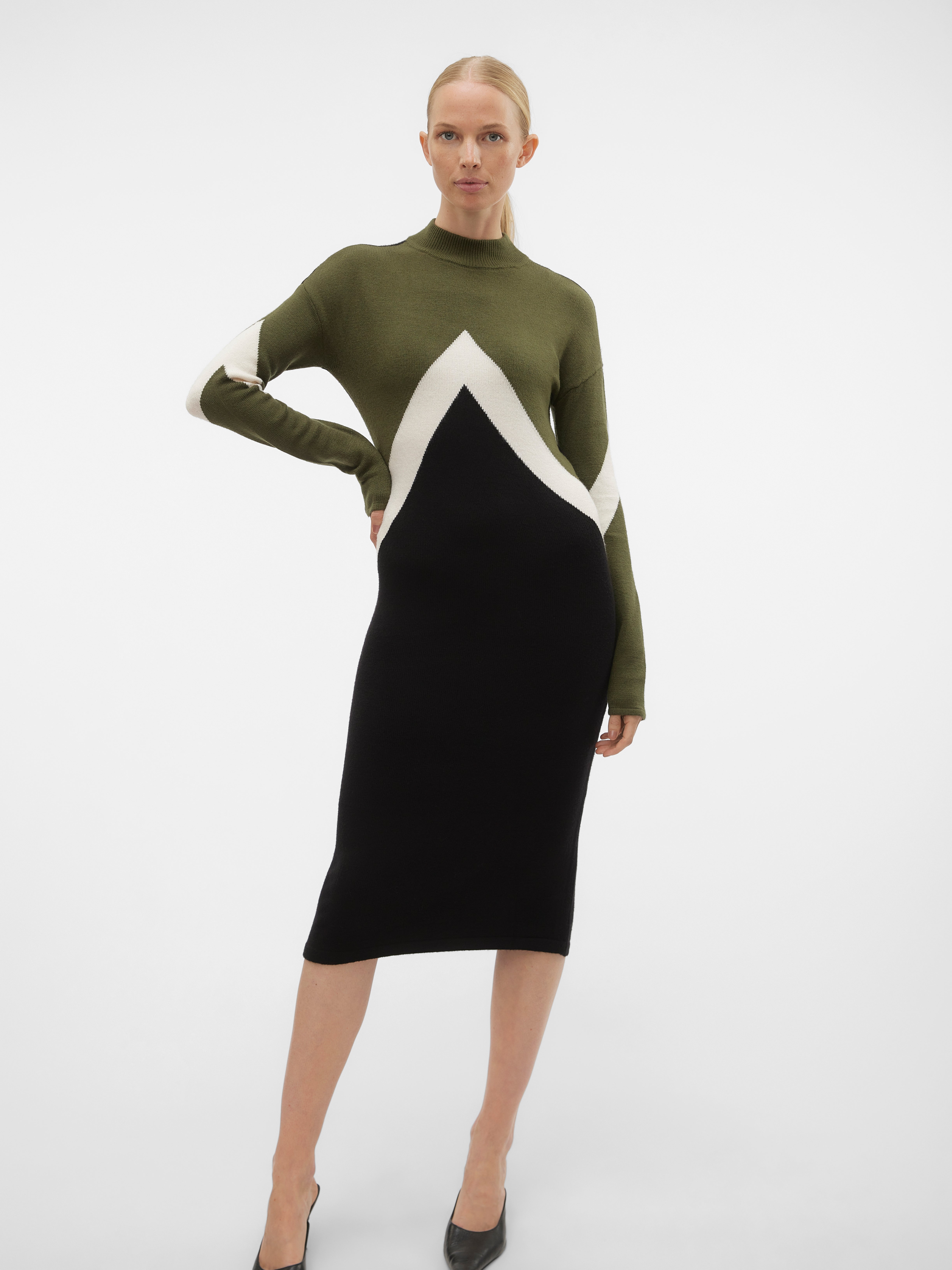 VMNANCY Langes Kleid