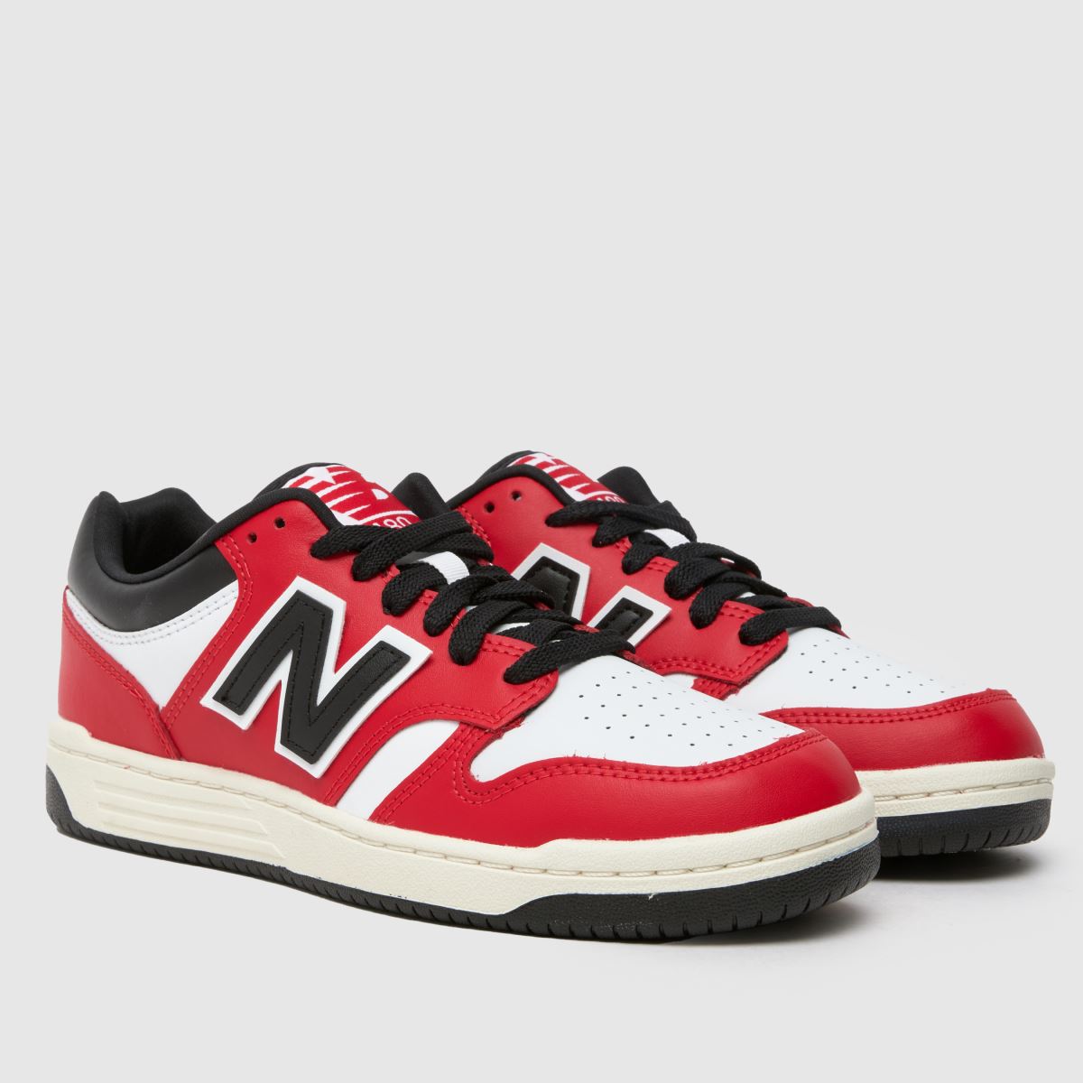 New Balance röda 480 Pojkar Ungdomsskor