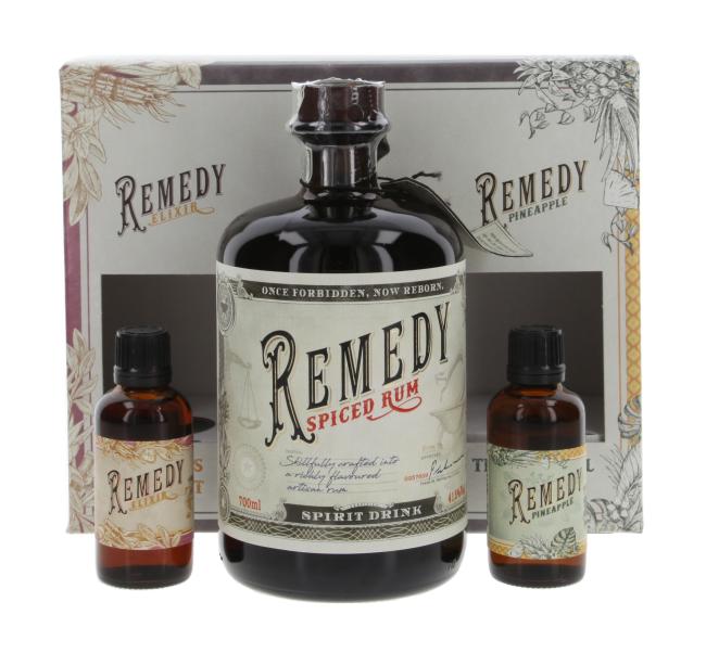 Remedy Spiced Rum + Elixir & Pineapple Miniatur 0,8 l·41 % vol