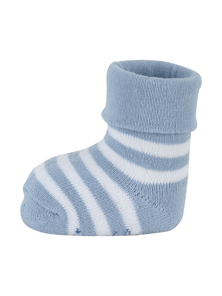 Sterntaler GOTS Baby Socken 3er-Pack Ringel in blaugrau günstig kaufen