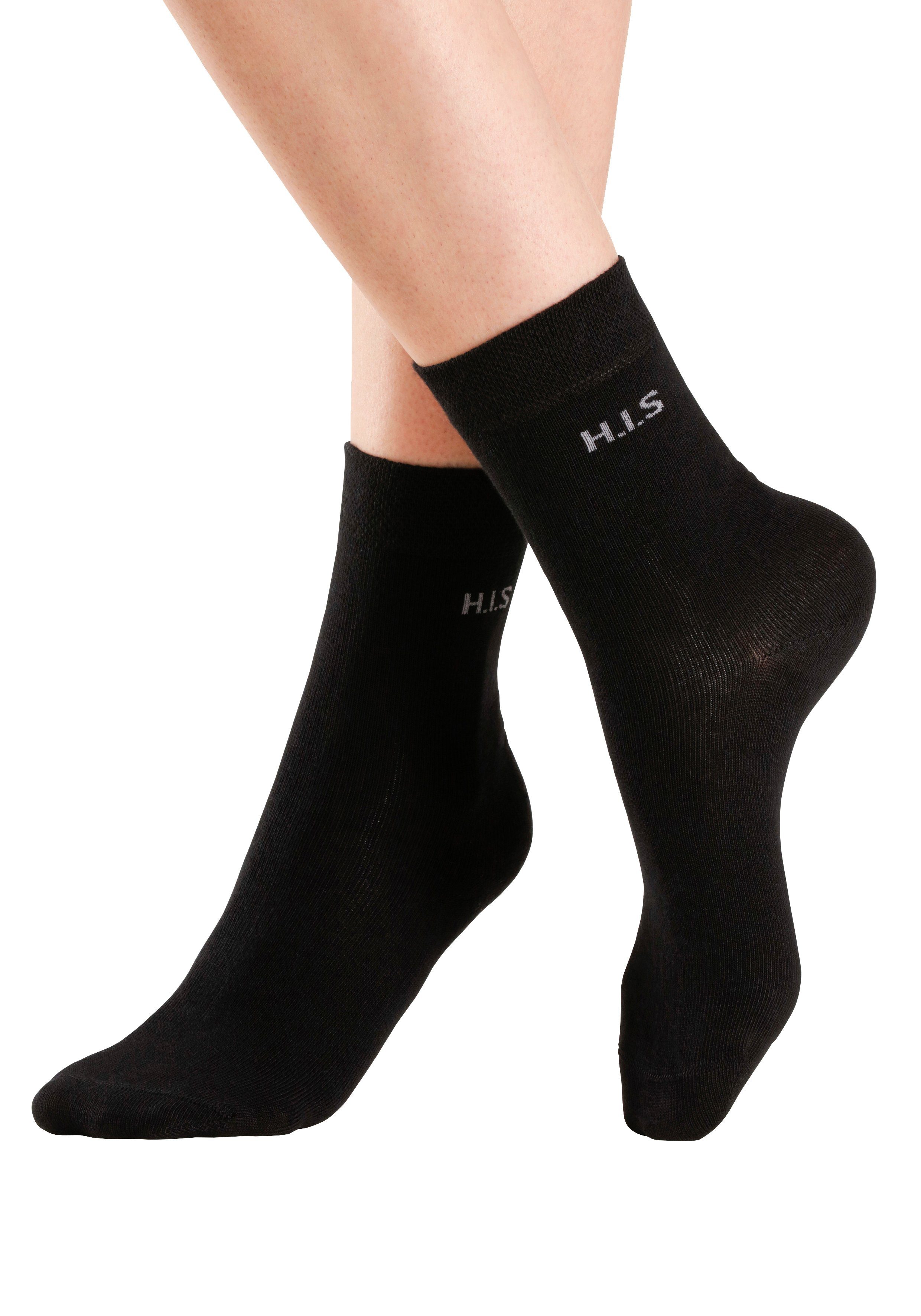 H.I.S Socken (Set, 4-Paar) ohne einschneidendes Bündchen