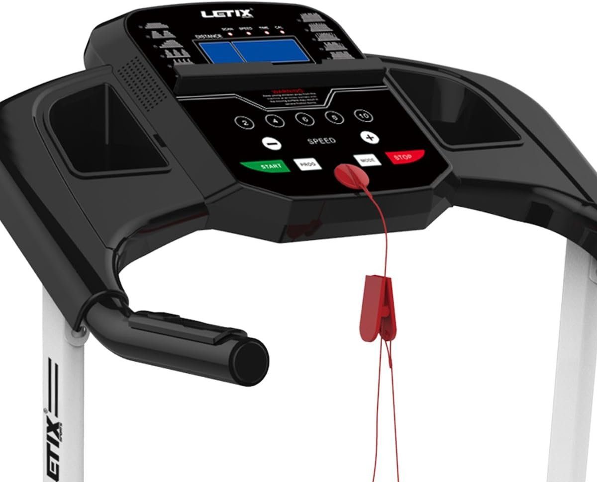 Letix Sports Laufband (Laufband für zuhause,(3-stufig)für effektiveres Training Fitnessgerät), Laufband für zuhause, Motorisiertes, 10 km/h, 500Watt