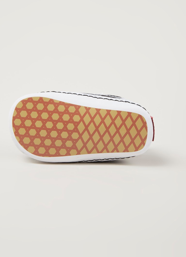 VANS Sk8 Hi zamšādas mazuļu apavi ar ādas detaļām