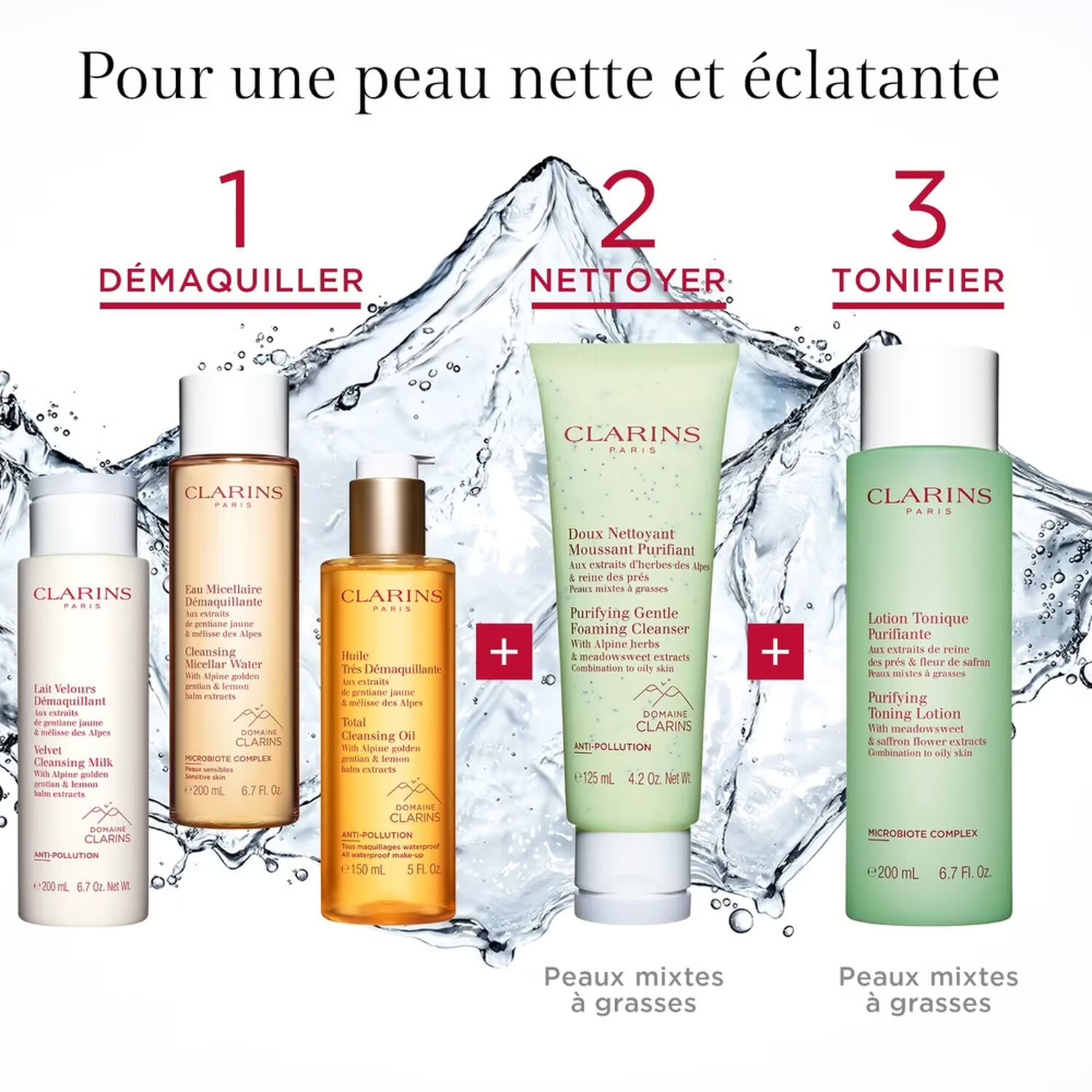 Clarins Lotion Tonique Purifiante Peaux Mixtes à Grasses