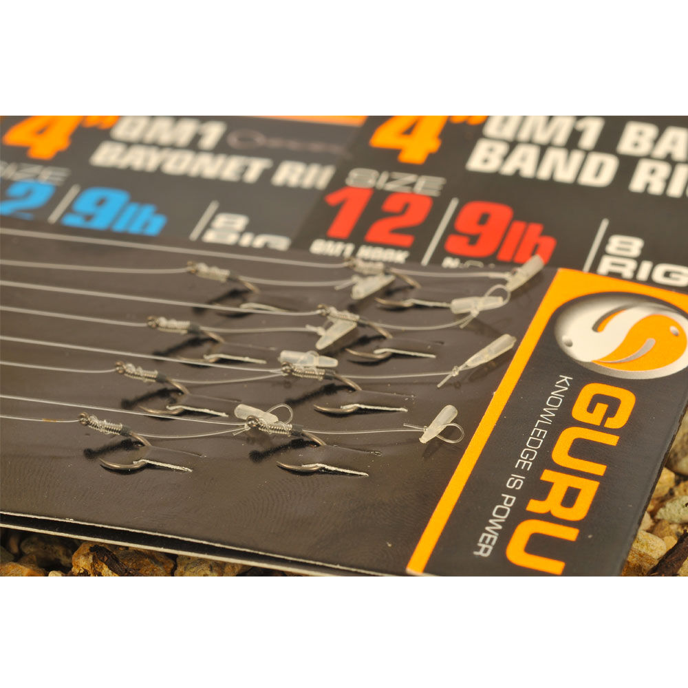 Haczyki Guru Speed Stop QM1 10 cm (x8) gotowe do użycia