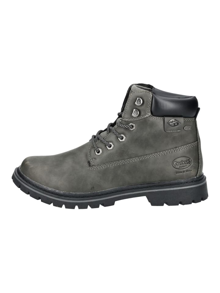 DOCKERS Stiefelette in Dunkelgrau günstig kaufen
