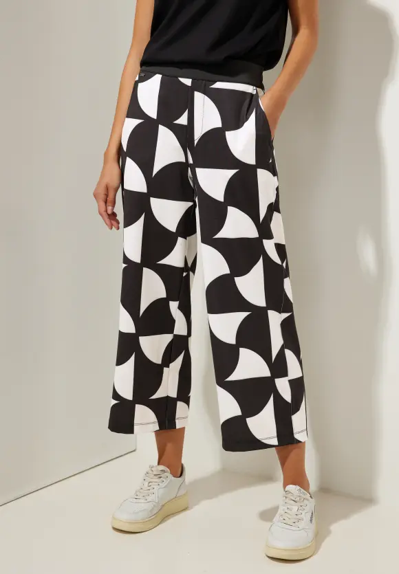 Street One Loose Fit Hose mit Print