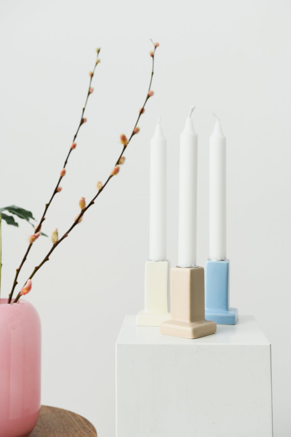 Square candle holder
