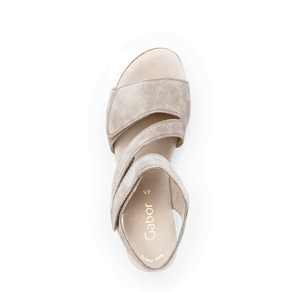 Gabor fashion Keilsandalette beige