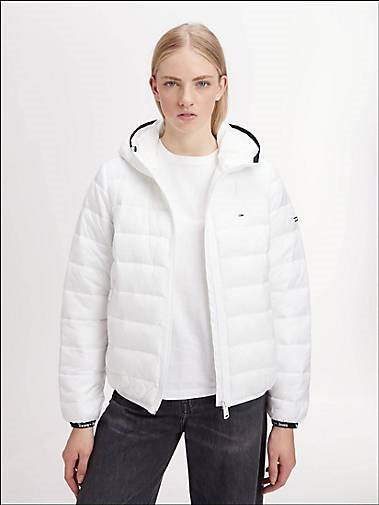 TOMMY-JEANS Damen Steppjacke TJW QUILTED TAPE HOODED JACKET