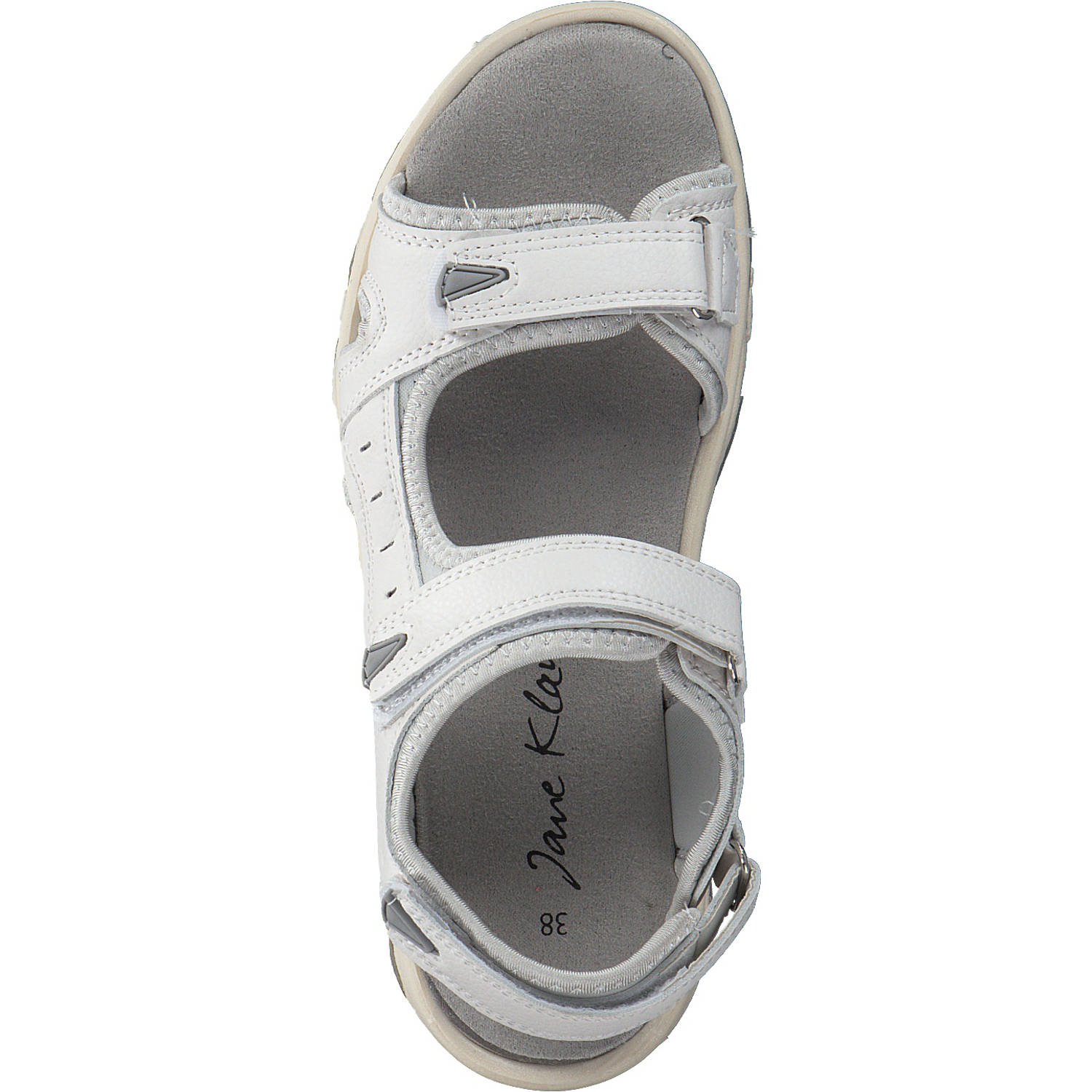 Idana 281455, Klassische Sandalen, Damen, Weiß