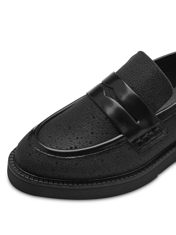 Marco Tozzi Slipper in Schwarz günstig kaufen