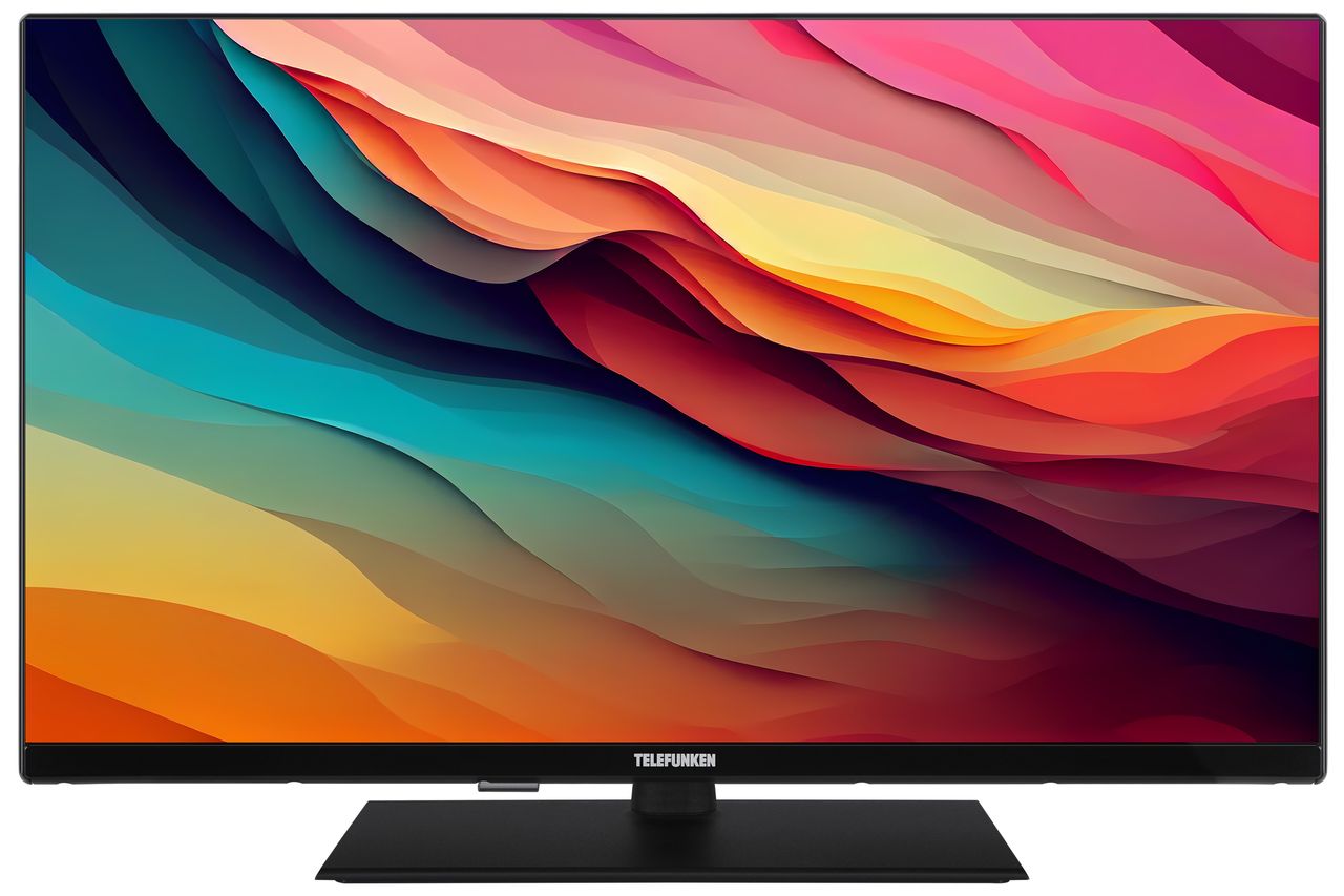 Telefunken TELEFUNKEN XF32N750M Fernseher 32 Zoll Full HD LED TV mit Triple-Tuner, schwarz