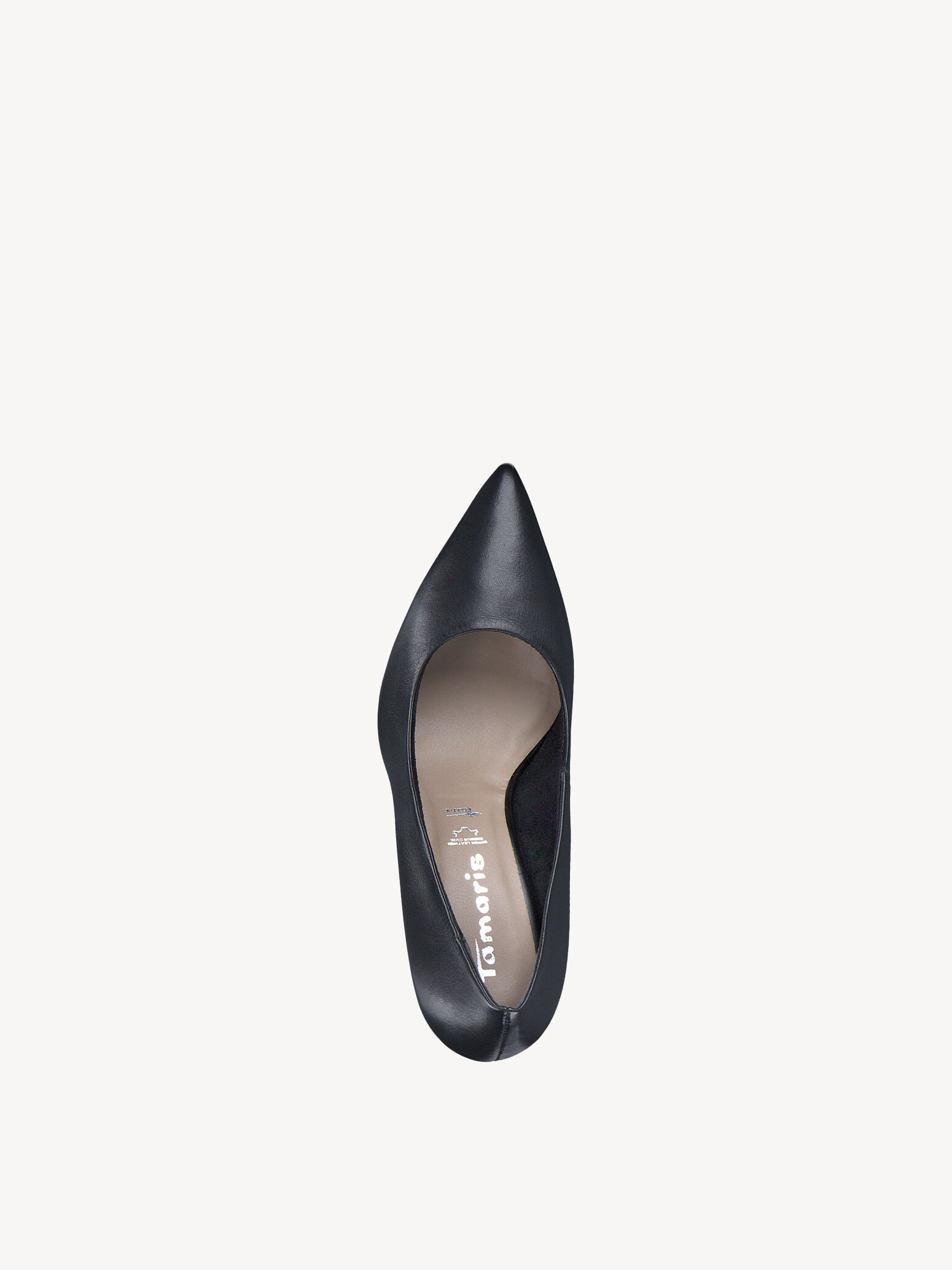 Escarpin en cuir - noir
