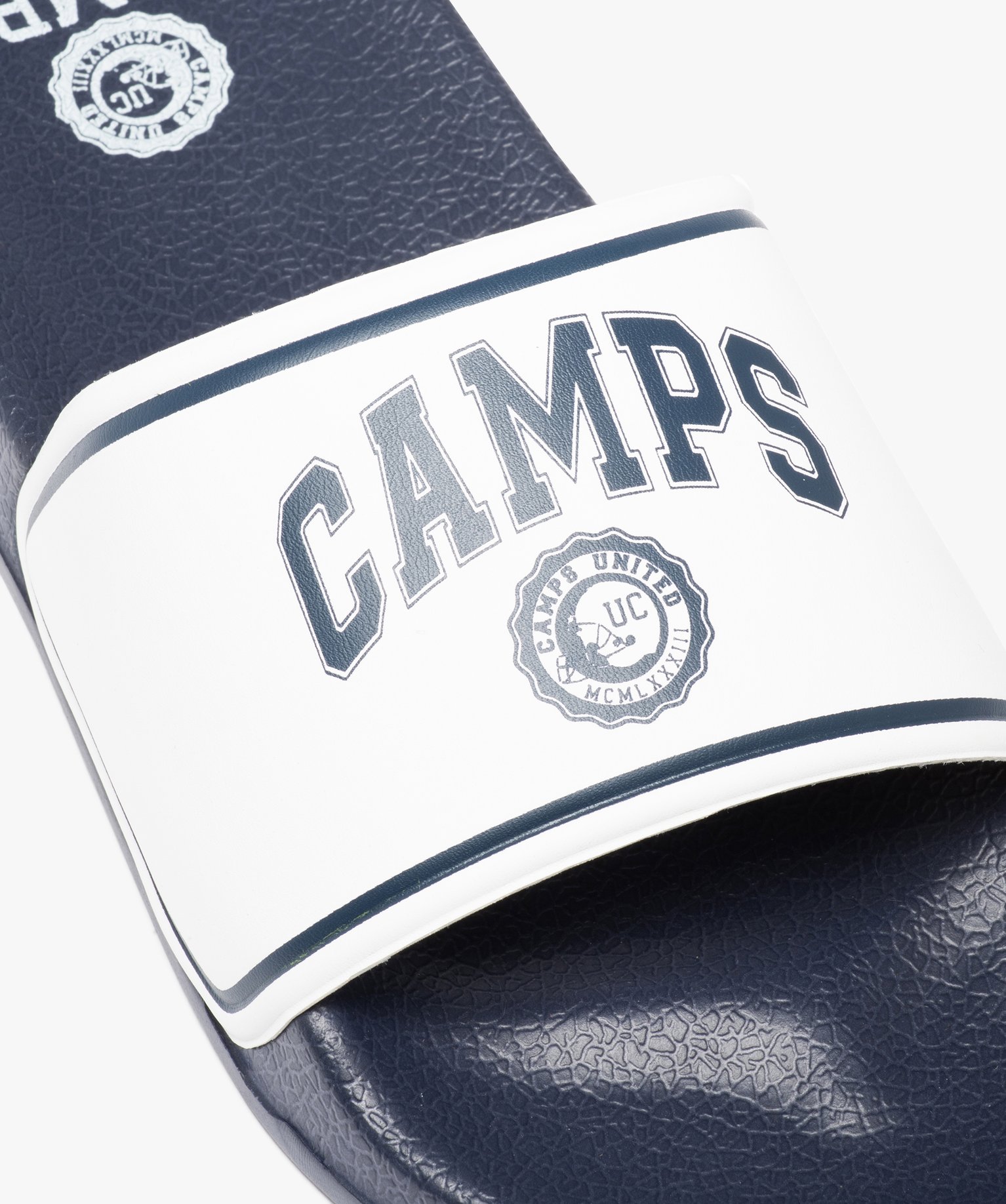 Mules de piscine homme bicolores – Camps United bleu | GEMO