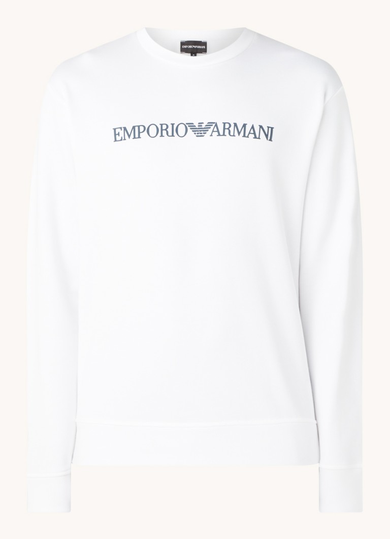 Pulover cu logo-ul Emporio Armani imprimat